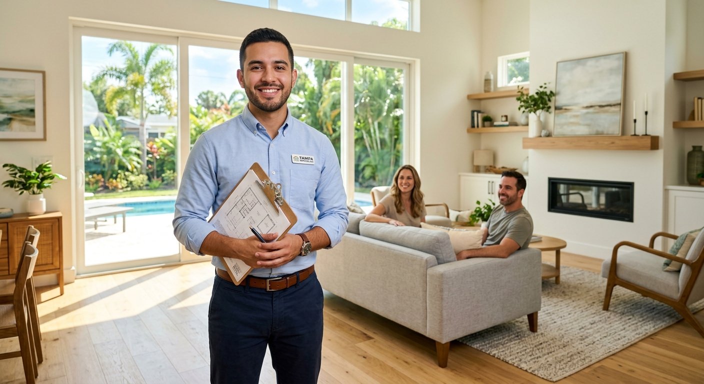 Sam's Total Solutions LLC construction team at work on a Tampa remodeling project